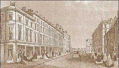 http://members.lycos.co.uk/HastingsHistory/pics/robst.jpg Robertson Street in 1863. Looking south west towards White Rock. Drawing, Rock & Sons